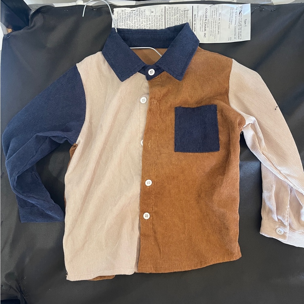 Corduroy button up